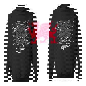 レクサム ウェールズドラゴン 小台本 スウェットシャツ - Kawaiitshirt