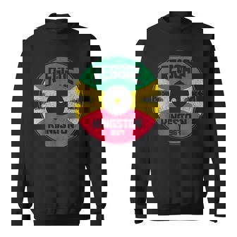 レゲエ ミュージック ビニールレコード キングストン ジャマイカ ヴィンテージ ジャマイカ スウェットシャツ - Kawaiitshirt