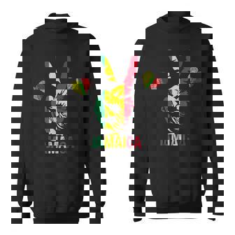 レゲエラスタカラーズ レッド グリーン イエロー ジャマイカ スウェットシャツ - Kawaiitshirt