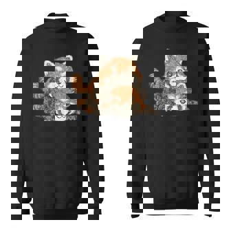 レッサーパンダ かわいい パンダ おもしろ 動物 アート イラスト スウェットシャツ - Kawaiitshirt