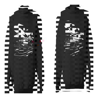レトロ Jdm 日本語 ドリフト レーシング チューニング カー レジェンド スカイラインr34 スウェットシャツ - Kawaiitshirt