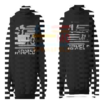 レトロ スプリングフィールド エリアコード 417 ミズーリ州 スウェットシャツ - Kawaiitshirt