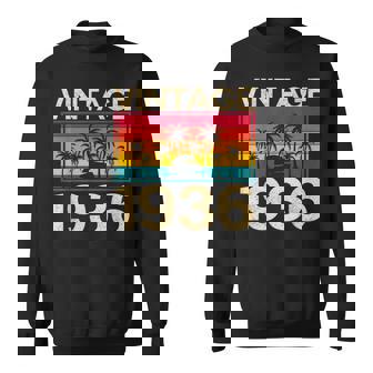 レトロ ヴィンテージ 1936 誕生日 スウェットシャツ - Kawaiitshirt