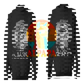 レトロ ヴィンテージ Alpapa アルパカ 恋人 ラマ 父の日 スウェットシャツ - Kawaiitshirt