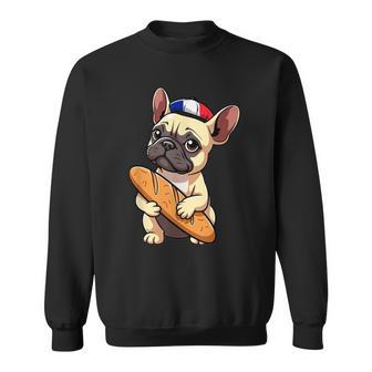 レトロ ヴィンテージ かわいい フレンチブルドッグ パリ お土産 ギフト スウェットシャツ - Kawaiitshirt