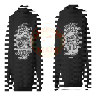 レトロ ヴィンテージ アメリカ製 モーターオイル 車 バイク ガレージ スウェットシャツ - Kawaiitshirt