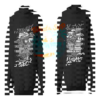 レトロup スタンドアップパドルボード スケルトンup ビーチとは スウェットシャツ - Kawaiitshirt