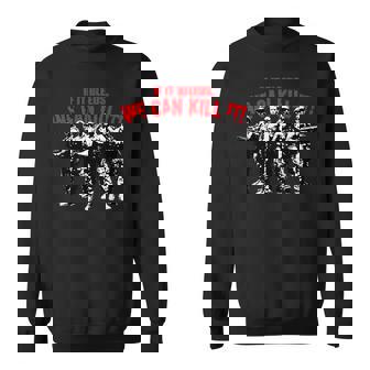 レトロなアクション映画の引用 スウェットシャツ - Kawaiitshirt