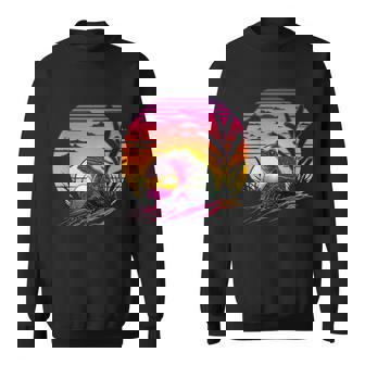 レトロなエステティックフロッグ スウェットシャツ - Kawaiitshirt