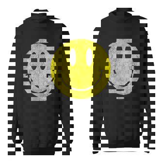 レトロアシッドハウス 80年代90年代ヴィンテージスマイルtシャツ アンティーク調 スウェットシャツ - Kawaiitshirt