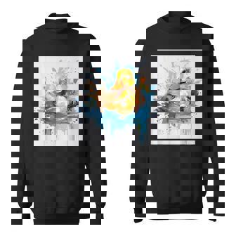 レトロアヒル スウェットシャツ - Kawaiitshirt