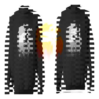 レトロサンセットツリークライマーアーボリスト。 スウェットシャツ - Kawaiitshirt