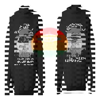 レトロベガス Ufo サイティング エイリアン メンズ レディース スウェットシャツ - Kawaiitshirt