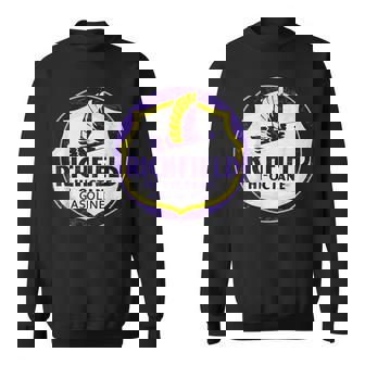 レトロヴィンテージガソリンスタンド リッチフィールドガソリン車 バイクガレージ スウェットシャツ - Kawaiitshirt