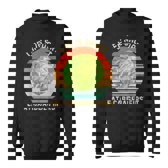 レトロ生活は短い。キャベツはじめてのキャベツ料理好き スウェットシャツ - Kawaiitshirt