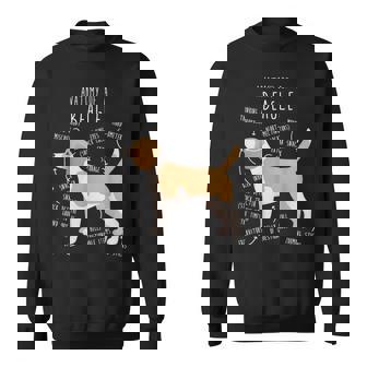 レモンビーグル犬の解剖学、面白い かわいい ペット 犬 ママ ドッグ パパ スウェットシャツ - Kawaiitshirt