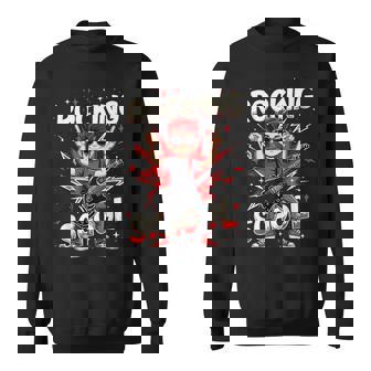 ロッキング・100デイズ・オブ・スクール・ファニー・ギター・キッズ スウェットシャツ - Kawaiitshirt