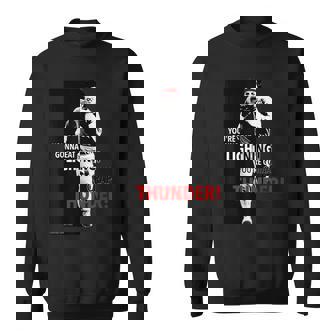 ロッキー・ユー・ゴナ・ゴナ・イーツライトニング スウェットシャツ - Kawaiitshirt