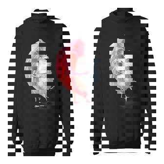 ロマンチック ピンク まぐろ 寿司 ハグ&キス 日本食通 スウェットシャツ - Kawaiitshirt