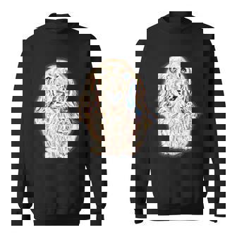 ロングヘア ダックスフンド ギフト かわいい ソーセージ 犬 レディース メンズ スウェットシャツ - Kawaiitshirt