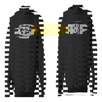 ロングボード サーフボード ヴィンテージ レトロ フィッシュタイプ スウェットシャツ - Kawaiitshirt