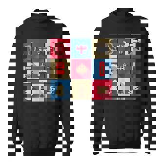 ロンドンバス スカイライン イギリス国旗 ユニオンジャック スウェットシャツ - Kawaiitshirt