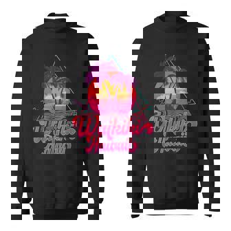 ワイキキ ビーチ バケーション ハワイ サーフ サンセット サーファー レトロ 80年代 スウェットシャツ - Kawaiitshirt