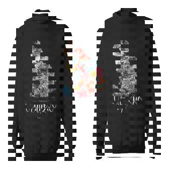 ヴィンテージ 2000 花柄 花 猫好き 24時間 誕生日 スウェットシャツ - Kawaiitshirt