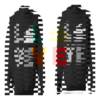 ヴィンテージ I Love Curling Curling Lover レトロカーリング スウェットシャツ - Kawaiitshirt