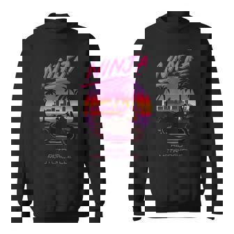 ヴィンテージ Ninja スポーツバイク スーパースポーツ 80S 映画 シンセウェーブ マイアミ バイス シティー スウェットシャツ - Kawaiitshirt