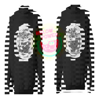 ヴィンテージ スクラッチ&スニフ ステッカー スイカ、メロンパワー スウェットシャツ - Kawaiitshirt