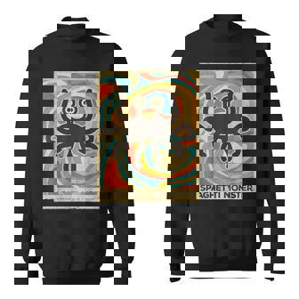 ヴィンテージ スパゲッティモンスター 無神論者 レトロギフト スウェットシャツ - Kawaiitshirt