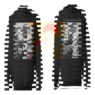 ヴィンテージ ダックスフンド サムライ ウナー 犬 日本の浮世絵 アート スウェットシャツ - Kawaiitshirt