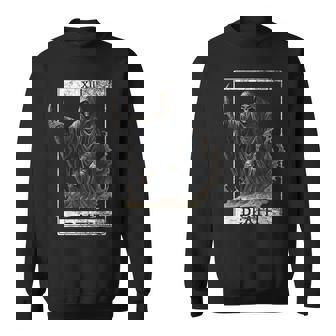 ヴィンテージ デス タロット カード 死神 オカルト悪魔の恐怖 スウェットシャツ - Kawaiitshirt