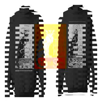 ヴィンテージ トゥール デュ シャ ノワール クロネコ ハロウィン用 スウェットシャツ - Kawaiitshirt