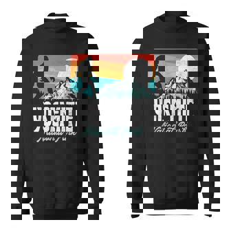 ヴィンテージ ヨセミテ国立公園 ビッグフット 山脈 グラフィック スウェットシャツ - Kawaiitshirt