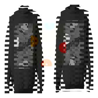 ヴィンテージ レトロレコード レコード モダンアート スウェットシャツ - Kawaiitshirt