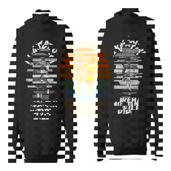 ヴィンテージ 人より焼き鳥が好き レトロ 焼き鳥 スウェットシャツ - Kawaiitshirt