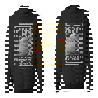ヴィンテージ 冥王星 Never Forget 2006 天文学 天体物理学 面白い スウェットシャツ - Kawaiitshirt