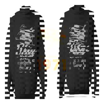 ヴィンテージ1971 カセット・ペンシル 54歳の誕生日 スウェットシャツ - Kawaiitshirt