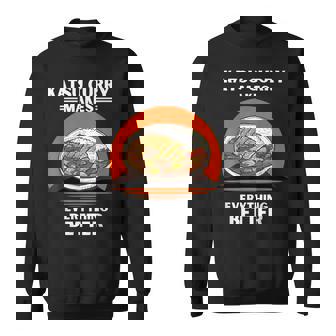 ヴィンテージかつカレーがすべてをより良くするレトロ。 スウェットシャツ - Kawaiitshirt