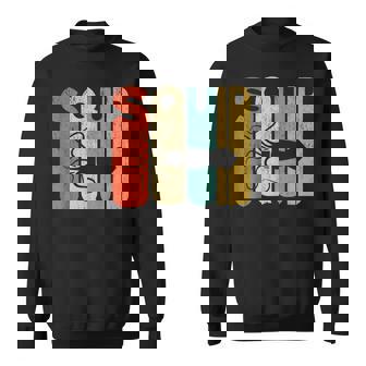 ヴィンテージスタイル イカシルエット 面白いイカシャツ スウェットシャツ - Kawaiitshirt