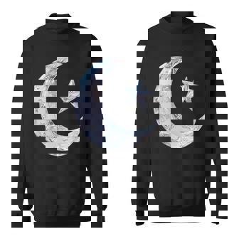 三日月と星 スウェットシャツ - Kawaiitshirt