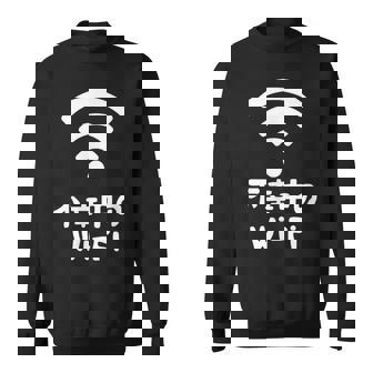 不幸中のwi-Fi ネタ ことわざ 言い間違いことわざ ジョーク ギャグ ダジャレ ツッコミ もじり 慣用句 おもしろ スウェットシャツ - Kawaiitshirt