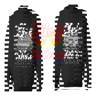 与論島おみやげ 与論島ビーチリゾートでの生活はもっといい スウェットシャツ - Kawaiitshirt