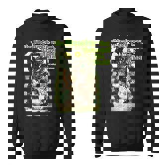 世界に挑んだヴィンテージクラシックホラーモンスター スウェットシャツ - Kawaiitshirt