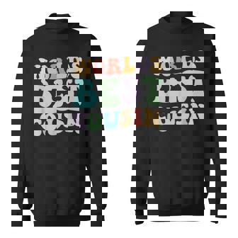 世界最高のいとこレトログラフィック – 楽しくカラフルないとこ スウェットシャツ - Kawaiitshirt