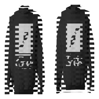 両面 Grok Ai 人工知能研究 スウェットシャツ - Kawaiitshirt