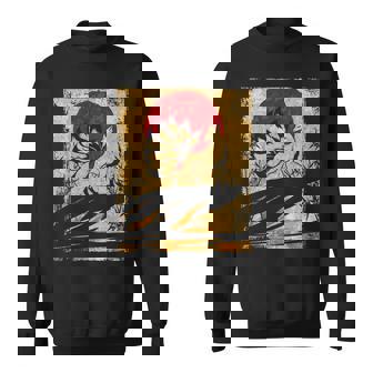 九尾の狐 日本のレトロアート スウェットシャツ - Kawaiitshirt