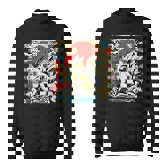 九尾狐 きつね スウェットシャツ - Kawaiitshirt